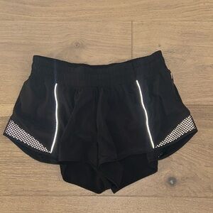 Lulu reflective hotty hot shorts 2.5 in